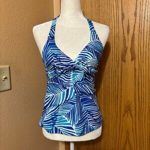 Ladies Chaps halter style tankini size 6 NWT